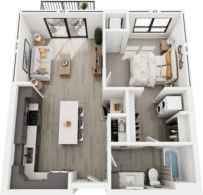 Interior Photo - The Brooks Apartments