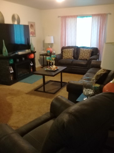 1 bedroom living room - La Maison Apartments - AFFORDABLE HOUSING