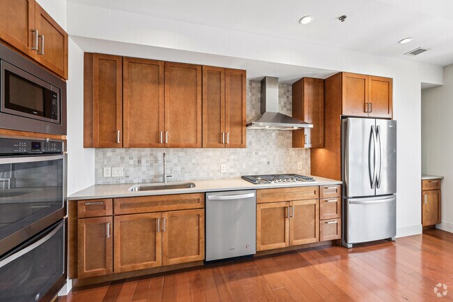 S1 Studio - 539SF - Kitchen - One University Circle