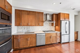 S1 Studio - 539SF - Kitchen - One University Circle
