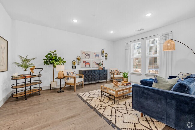 1 BR  1 BA, 975 Sq. Ft. - Living Room - Corban Discovery