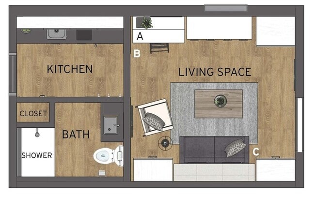 Building Photo - $1,199 | Studio Apartment - Fully Furnishe...