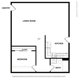 Plano de planta - Laurel Apartments