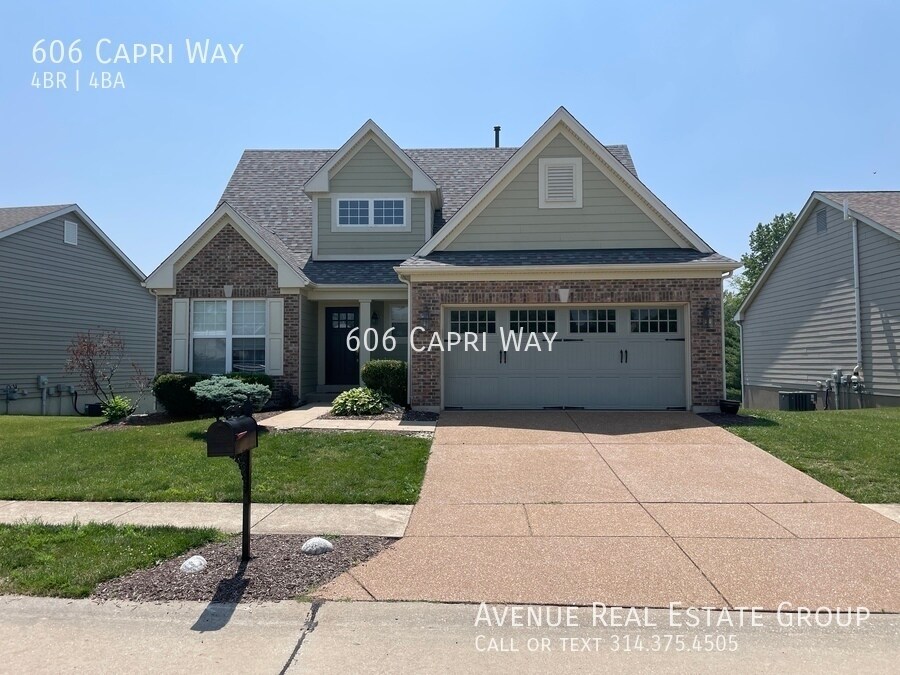 Just Listed! 606 Capri Way House Rental in St. Peters, MO