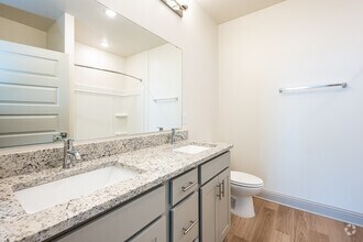 The Iris: 3BR, 2BA- Primary Bathroom - The Waters at Settlers Trace