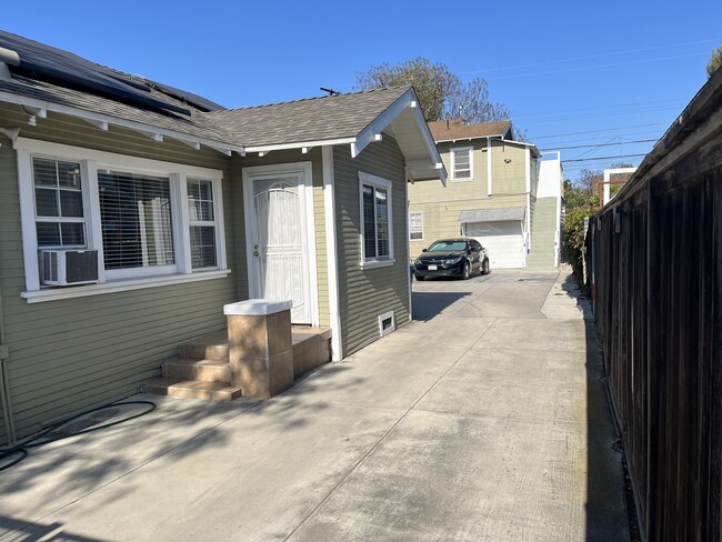 Secured driveway to building - 764 Temple Ave