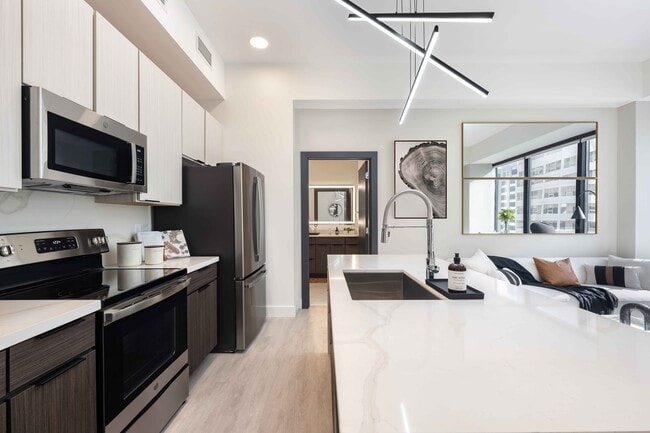 One Bedroom Kitchen - 220 Meridian