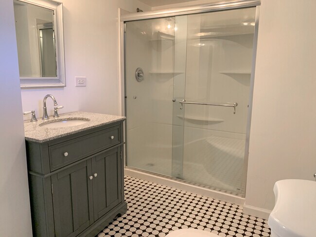 Baño completo n.° 2 en el sótano. - 1336 N Eagle St