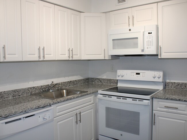 Cocina con encimeras de granito - Suncoast Place Apartments