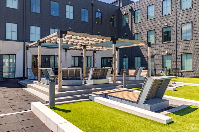 Patio en la azotea - The Parkhaus - Leasing By Bedroom
