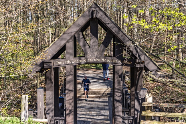 Enjoy the "haunts of nature" at 7 Bridges in South Milwaukee.