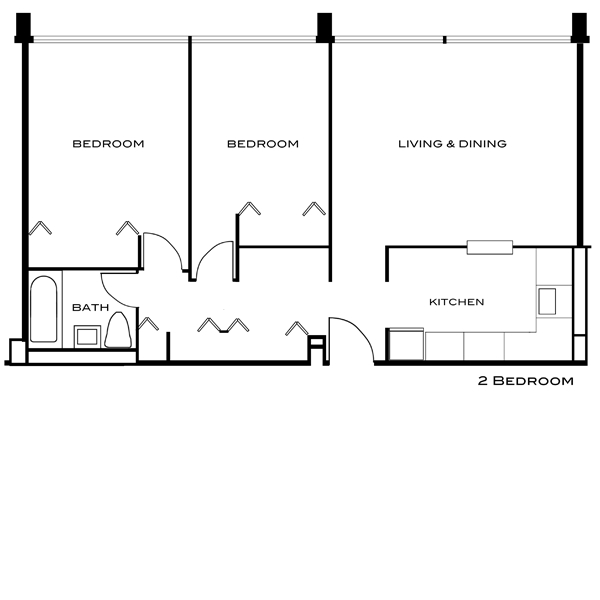 Plano de planta - Buena Vista Towers