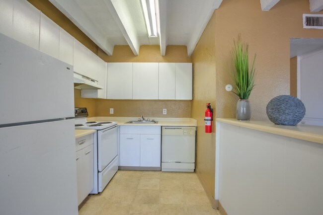 Cocinas iluminadas y abiertas - The Lanai Apartments