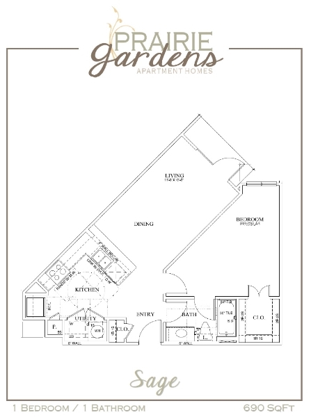 Plano de planta - Prairie Gardens