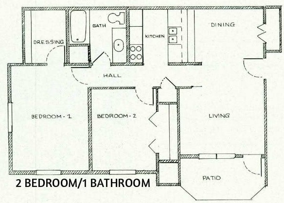 2BR/1BA - Heather Ridge Apartments