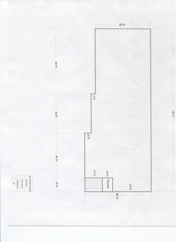 Plano de planta - One Franklin Square