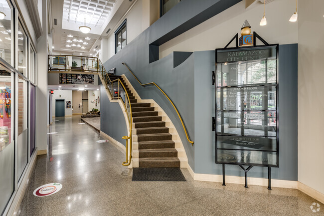 Lobby Photo - Lofts at Kalamazoo City Centre