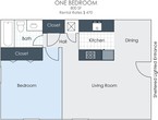 1 Bedroom 1 Bath