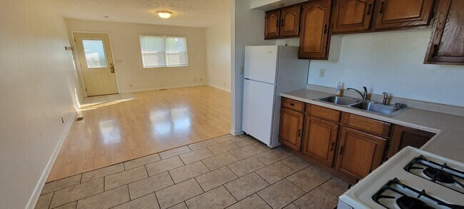 Living Room and Kitchen from Back Door - 1130 Allen Ave