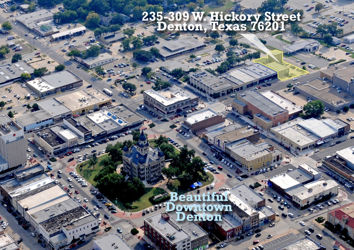 Aerial - 303-309 W Hickory St