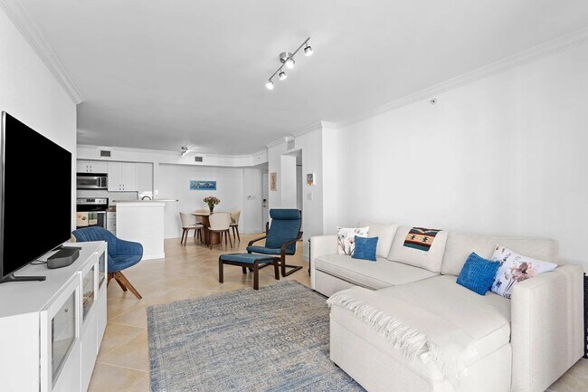 Sala de estar - 1801 N Flagler Dr