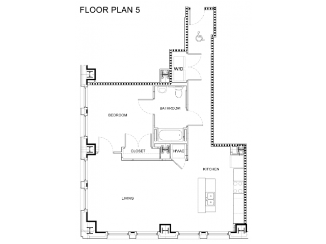 Interior Photo - Hibernia Tower Apartments