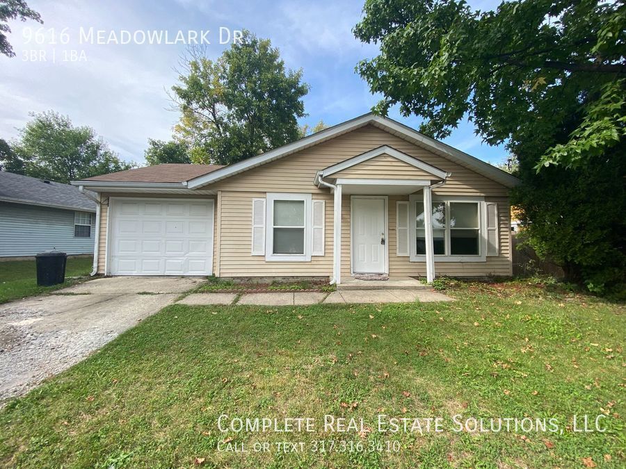 9616 Meadowlark Dr, Indianapolis, IN 46235 House Rental in