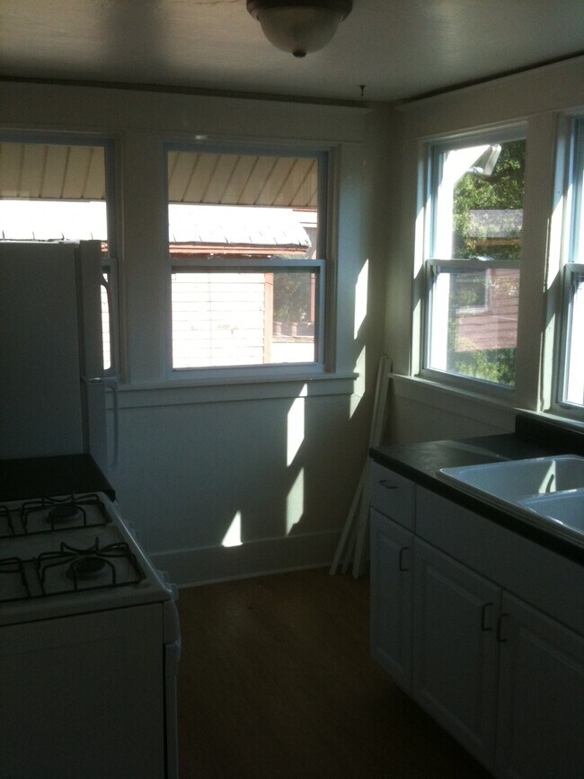 The full kitchen has plenty of natural light - 1407 West Ottawa Street