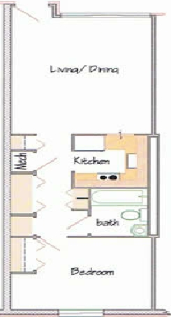 1BR/1BA - Holiday Village Apartments