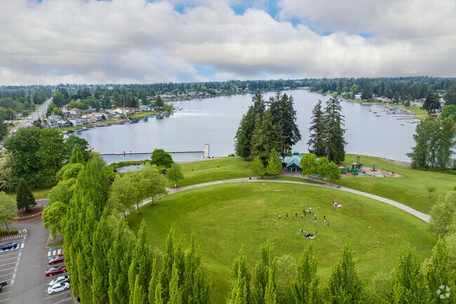 Lake meridian park has plenty of room for summer fun located in Covington, WA.