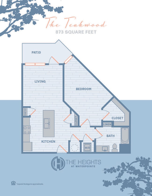 The Teakwood: 1BR, 1BA - The Heights at Waterpointe