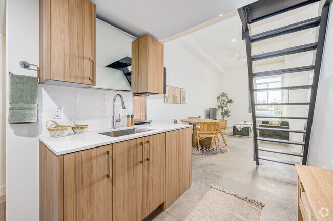 Estudio - 471 pies cuadrados - Cocina - Step Designer Lofts