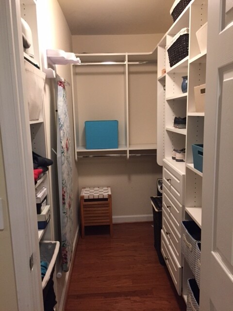 Walk-in closet with built-ins - 4191 S Four Mile Run Dr