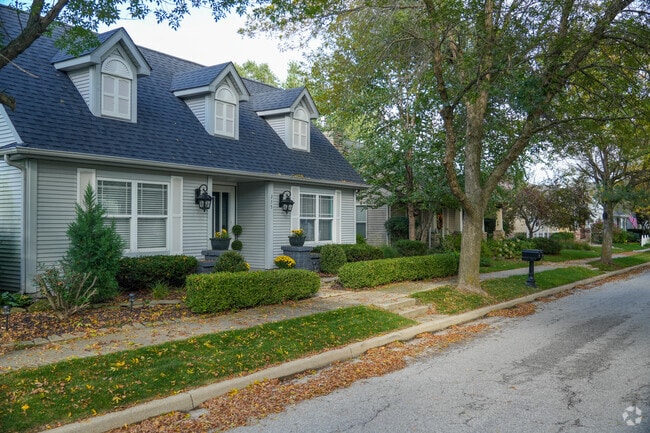 Rows of beautiful ranch style homes can be found in the Aberdeen neighborhood in Valparaiso.