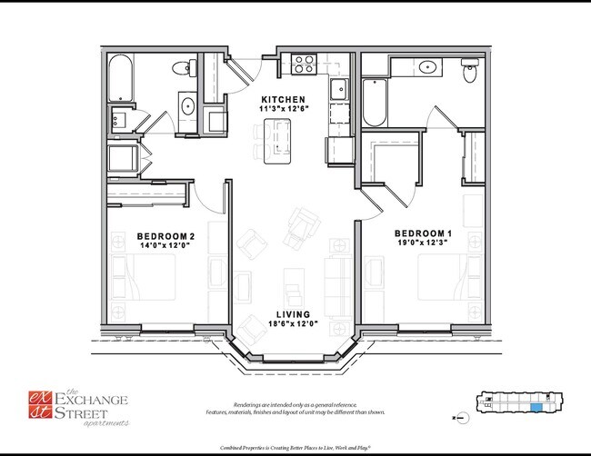 Interior Photo - The Exchange Street Apartments