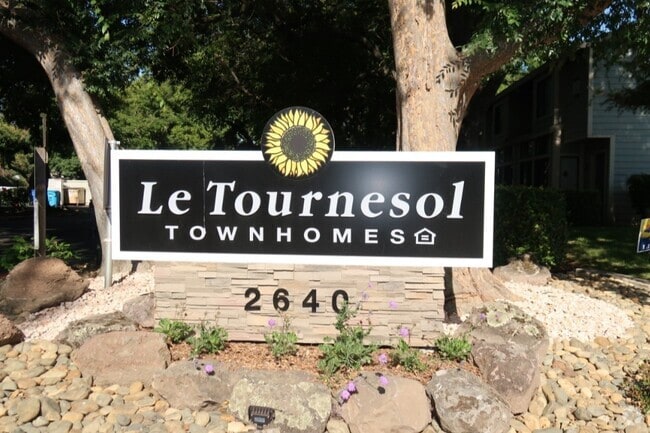 Entrance Signage - Le Tournesol