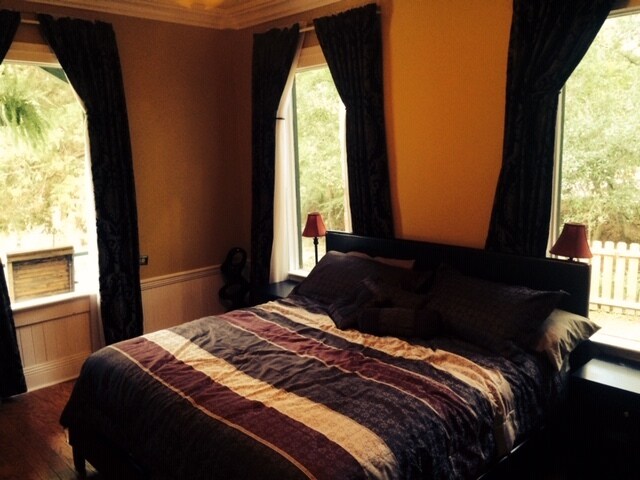 Master bedroom. Windows over-looking vermillion river. - 416 W Milton Ave
