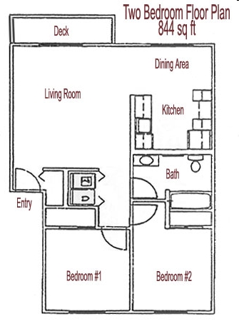 2BR/1BA - Mountainside Apartment Homes