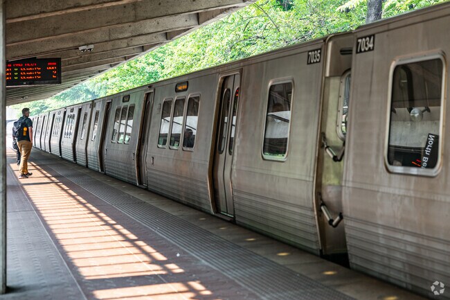 Navigate to the city with ease on the Red Line from the North Bethesda Metro Station.