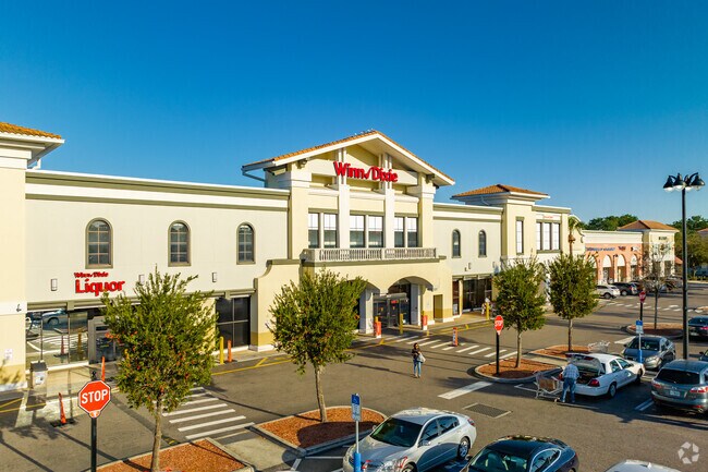 Buy local groceries at the Winn Dixie in the Temple Terrace neighborhood.