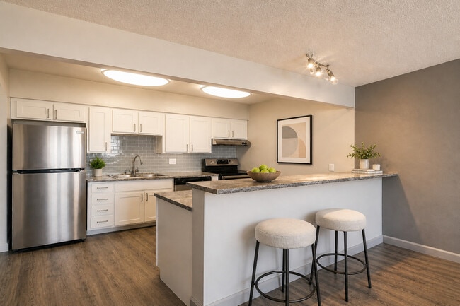 Cocina moderna con detalles neutros. - Omnia Baseline