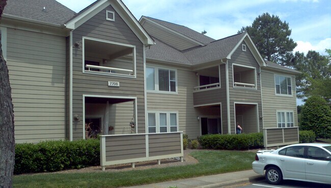 Apt view from road - 7708 Arboretum Dr