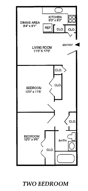 2HAB/1BA - Springview Garden Apartments