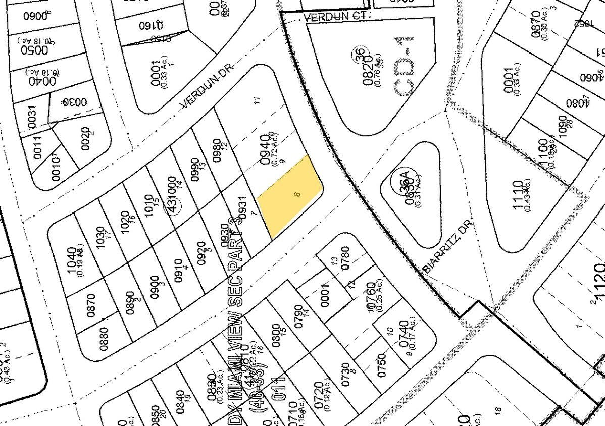 Plat Map - Duval Apartments