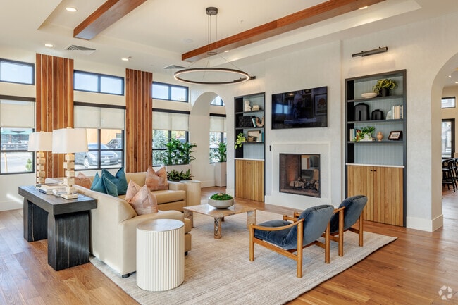 Resident Clubhouse with Chef’s Kitchen, Billiards & Shuffleboard - Caroline Ralston Creek