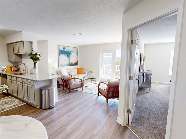 Sleek Hardwood-Style Flooring - Union at Cooper Hill Apartments