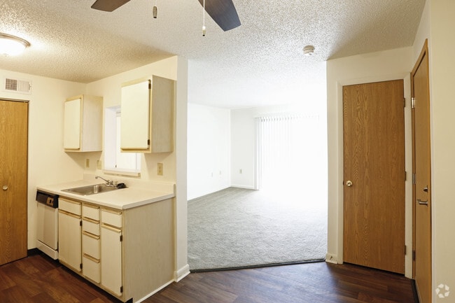 Living Room/kitchen/dining - Breckenridge Apartments