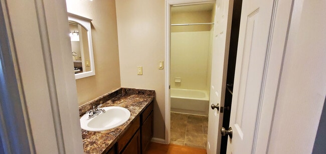 Newly renovated bathroom with large new countertops! - 331 Sundance Cir N