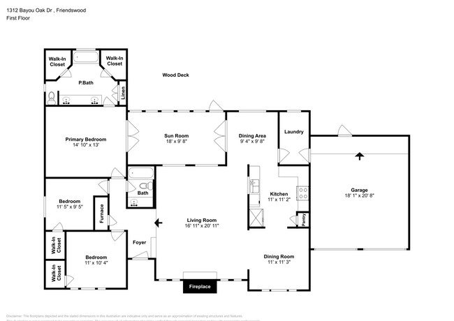 Foto del edificio - 1312 Bayou Oak Dr