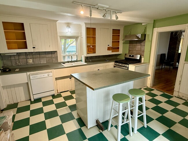 kitchen with new fridge, DW, and quality cooktop with griddle - 630 Prospect Ave